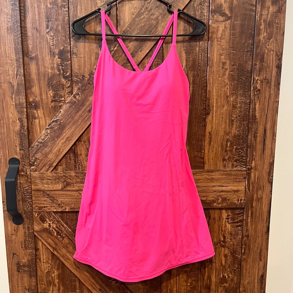 Halara Softlyzero Plush Backless Active Dress Fuc… - image 3